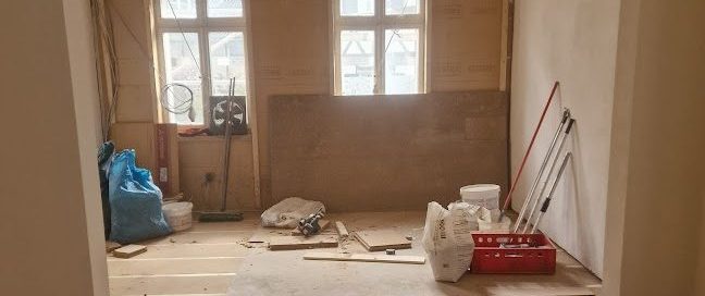 Fachwerkhaus Holzfaser Dämmung Lehmbau Fußboden